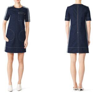 EUC $990 Marni Two Tone Denim Shift IT 40 US 4